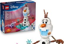 【折后$22.39 Prime包邮】LEGO 乐高迪士尼冰雪奇缘雪宝与火精灵野餐趣味积木