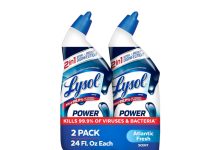 【折后$3.27 Prime包邮】Lysol 强效马桶清洁凝胶 24oz×2瓶
