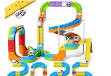 【折后$24.99 Prime包邮】儿童3D电动轨道积木玩具套装