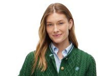 【折后$59.70 包邮】Tommy Hilfiger 女士纯棉绞花针织开衫