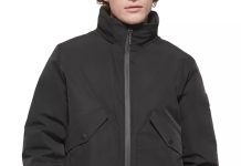 3折!【折后$67.5 包邮】Tommy Hilfiger 男士休闲飞行员夹克 多色选