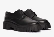 【折后$39.99 包邮】Clarks Page Walk女士真皮厚底休闲鞋
