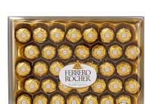 【折后$14.43 Prime包邮】Ferrero Rocher费列罗榛果牛奶巧克力礼盒 42粒装