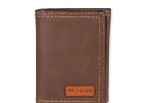 【折后$15.4 Prime包邮】Columbia 哥伦比亚男士真皮三折钱包