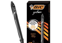 【折后$7.72 Prime包邮】BIC Gelocity 0.7mm黑色按动式签字笔 12支装