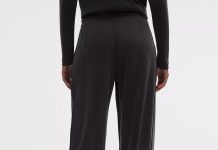 又降$10!【折后$79 包邮】Lululemon Softstreme Pintuck 女士高腰阔腿裤 多色选