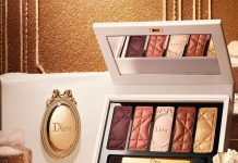 绝美新品!【折后$78.20 包邮】DIOR 迪奥 限量版五色眼影盘 奢华外壳