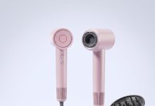 颜值好高!【折后$29.99 Prime包邮】低噪音轻量高速负离子吹风机