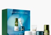 超值!【折后$50 包邮】La Mer 海蓝之谜洁面乳+精萃水+面霜+晚霜护肤旅行装