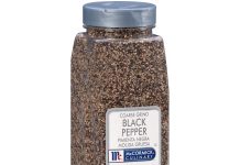 【折后$9.91 Prime包邮】McCormick 味好美厨师级粗磨黑胡椒粉 454克