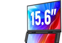 【折后$95.99 包邮】15.6英寸便携式笔记本双屏扩展器