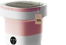 【折后$23.99 Prime包邮】 便携式迷你折叠洗衣机 20L