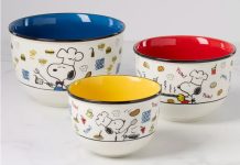 【折后$43.05 包邮】Lenox 厨师史努比碗三件套