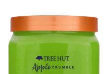 秋冬限定香型!【折后$4.99 Prime包邮】Tree Hut 苹果酥派香氛身体磨砂膏 18oz