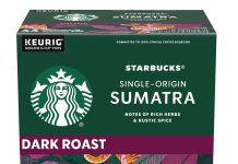 【折后$25.48 Prime包邮】Starbucks 星巴克苏门答腊深度烘焙咖啡胶囊 K-Cup 60颗装