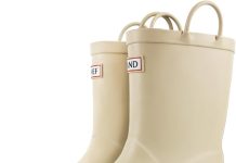 【折后$12.99 Prime包邮】儿童天然橡胶防水雨靴
