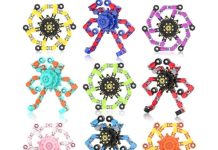 【折后$6.99 Prime包邮】百变变形指尖陀螺玩具 9件套