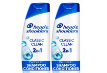 【折后$7.27 Prime包邮】Head & Shoulders 海飞丝经典清洁二合一去屑洗发护发露 8.45oz×2瓶
